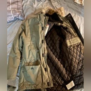 Army green fall/winter coat